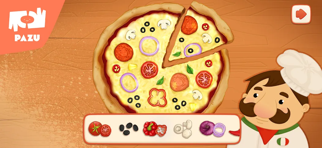 Pizza maker cooking games  [МОД Unlocked] Screenshot 5