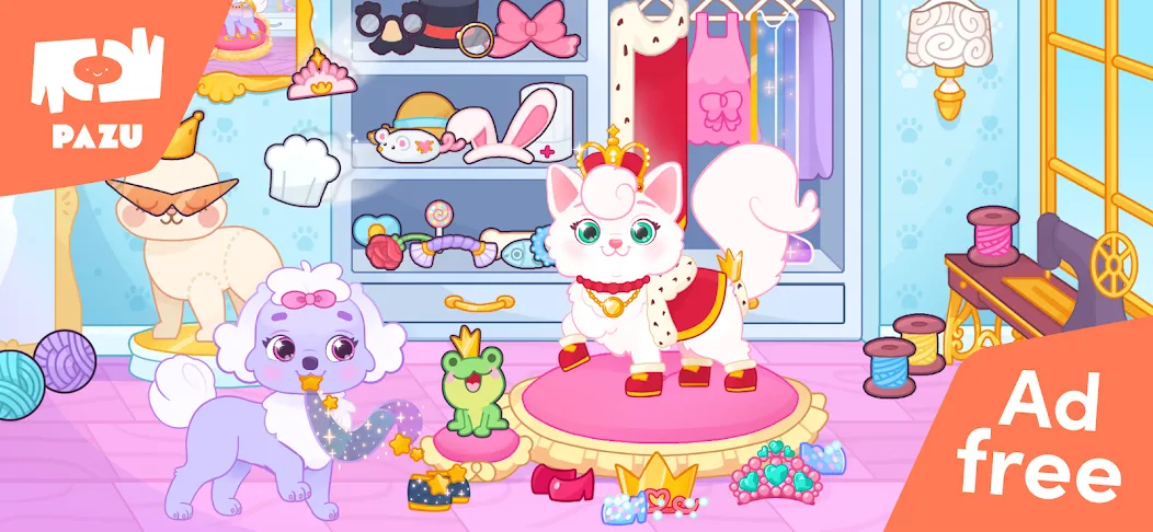 Princess Palace Pets World  [МОД Много денег] Screenshot 1