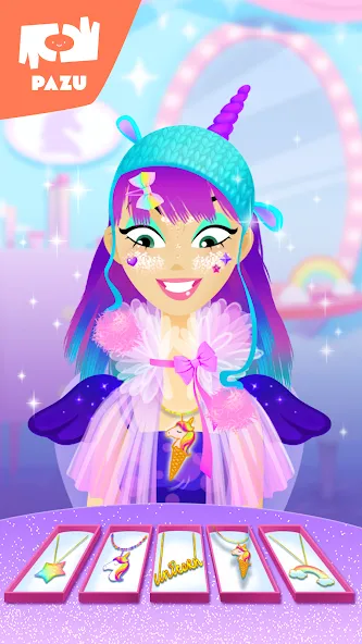 Girls Hair Salon Unicorn  [МОД Много денег] Screenshot 4