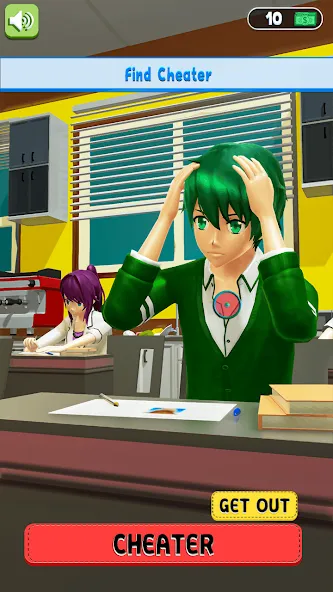 Anime School Teacher Simulator  [МОД Бесконечные монеты] Screenshot 3