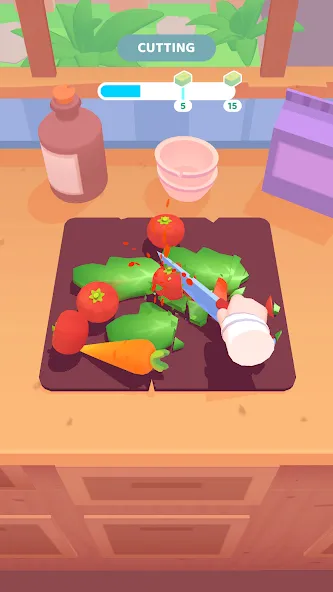 The Cook - 3D Cooking Game (Зе Кук)  [МОД Unlocked] Screenshot 1