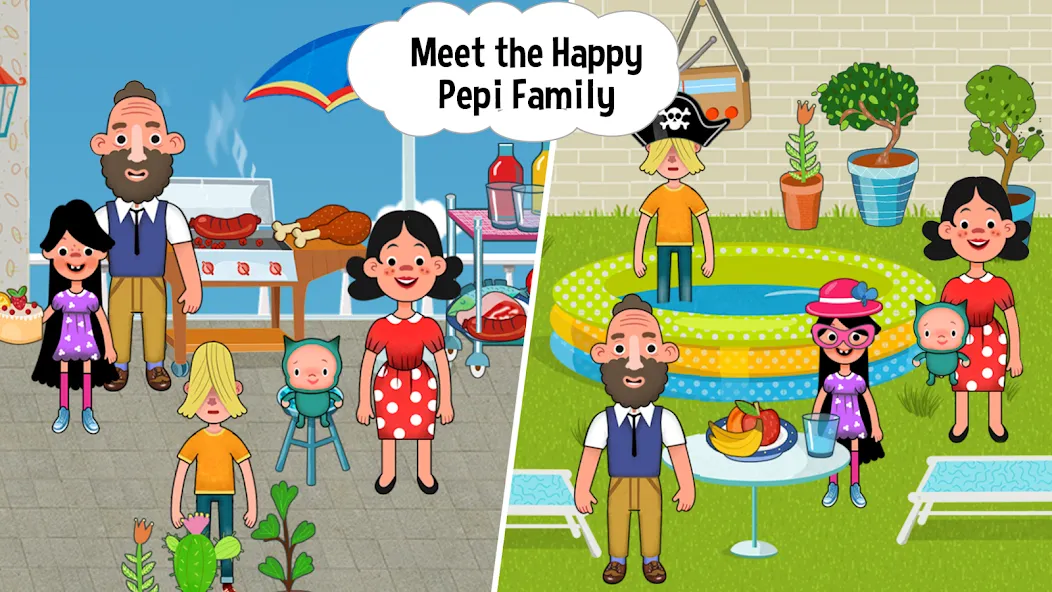 Pepi House: Happy Family (Пепи Хаус)  [МОД Mega Pack] Screenshot 5