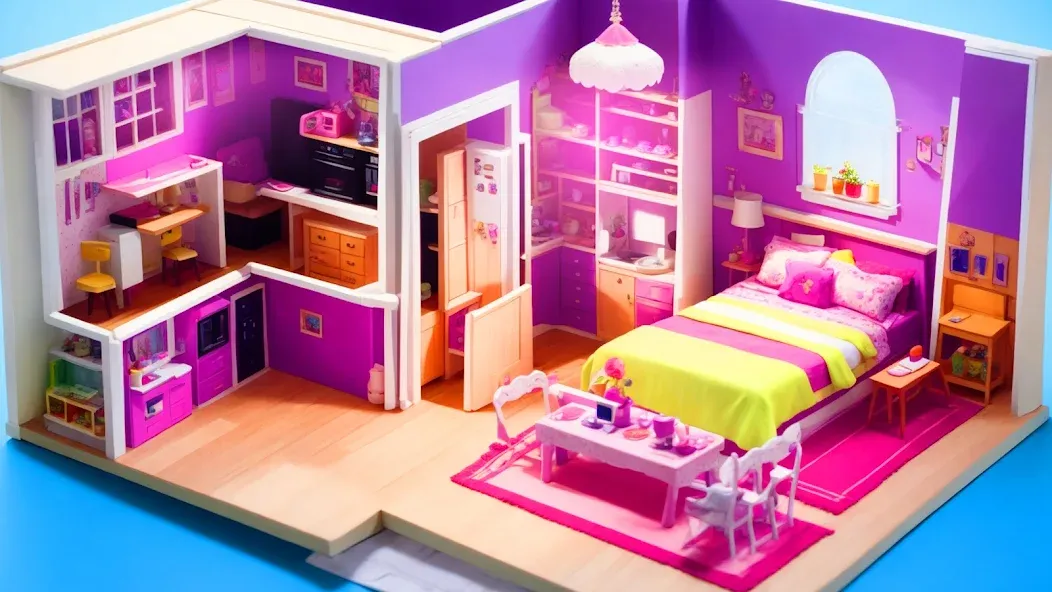 Doll House Design: Girl Games (Долл Хаус Дизайн)  [МОД Меню] Screenshot 2