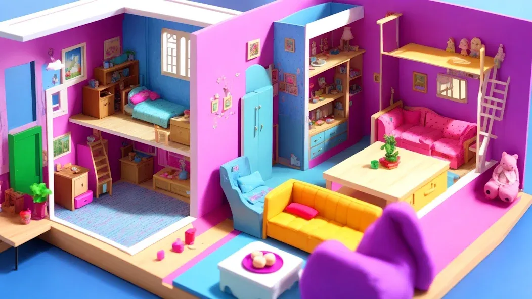 Doll House Design: Girl Games (Долл Хаус Дизайн)  [МОД Меню] Screenshot 4