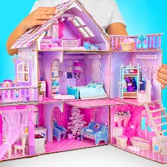 Скачать взлом Doll House Design: Girl Games (Долл Хаус Дизайн)  [МОД Меню] - полная версия apk на Андроид