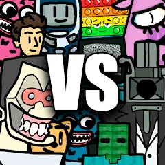 Скачать взломанную Cartoon Battle  [МОД Бесконечные монеты] - последняя версия apk на Андроид