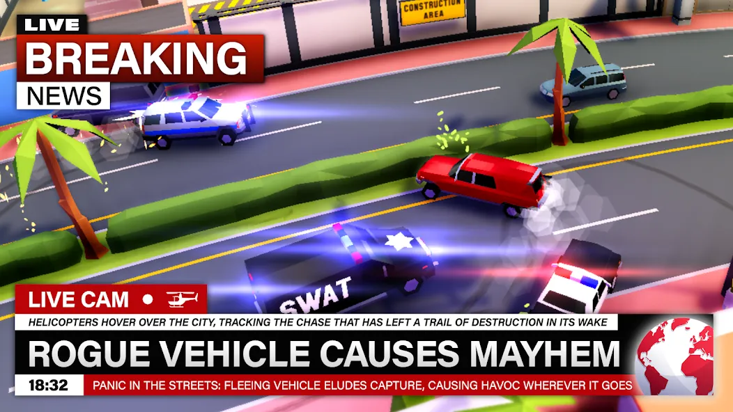 Reckless Getaway 2: Car Chase (Реклесс Гетавей 2)  [МОД Unlimited Money] Screenshot 1