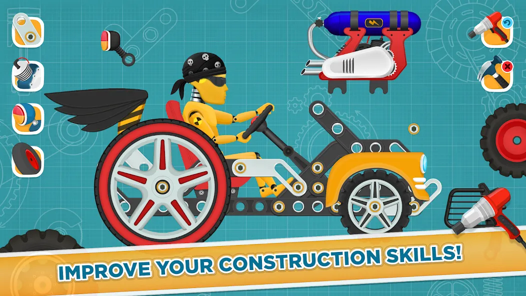 Car Builder & Racing for Kids  [МОД Много монет] Screenshot 4