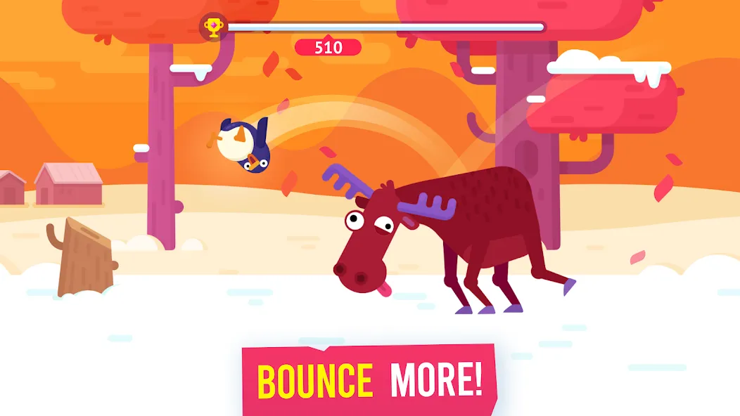 Bouncemasters: Penguin Games (Баунсмастерс)  [МОД Меню] Screenshot 2