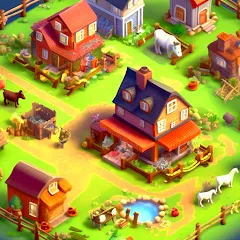 Взлом Country Valley Farming Game (Парадайз Хей Фарм Айленд)  [МОД Unlocked] - стабильная версия apk на Андроид