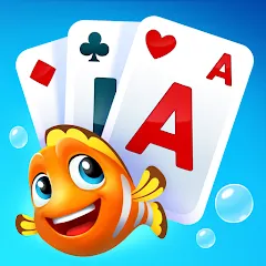 Взломанная Fishdom Solitaire (Фишдом Солитер)  [МОД Unlocked] - последняя версия apk на Андроид