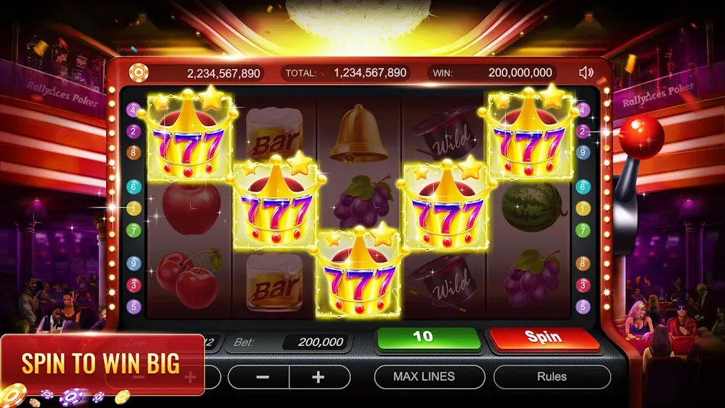 RallyAces Poker (РаллиЭйс Покер)  [МОД Много монет] Screenshot 2