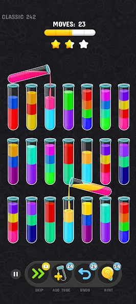 Color Water Sort Puzzle Games (Цветные игры сортировки воды)  [МОД Все открыто] Screenshot 5