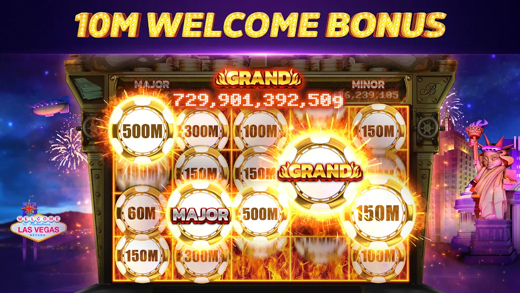 POP! Slots™ Vegas Casino Games  [МОД Много монет] Screenshot 1