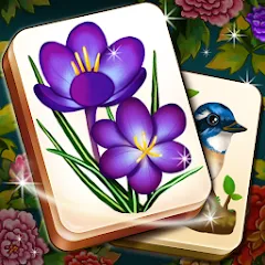 Скачать взлом Mahjong Blossom Solitaire  [МОД Бесконечные монеты] - последняя версия apk на Андроид