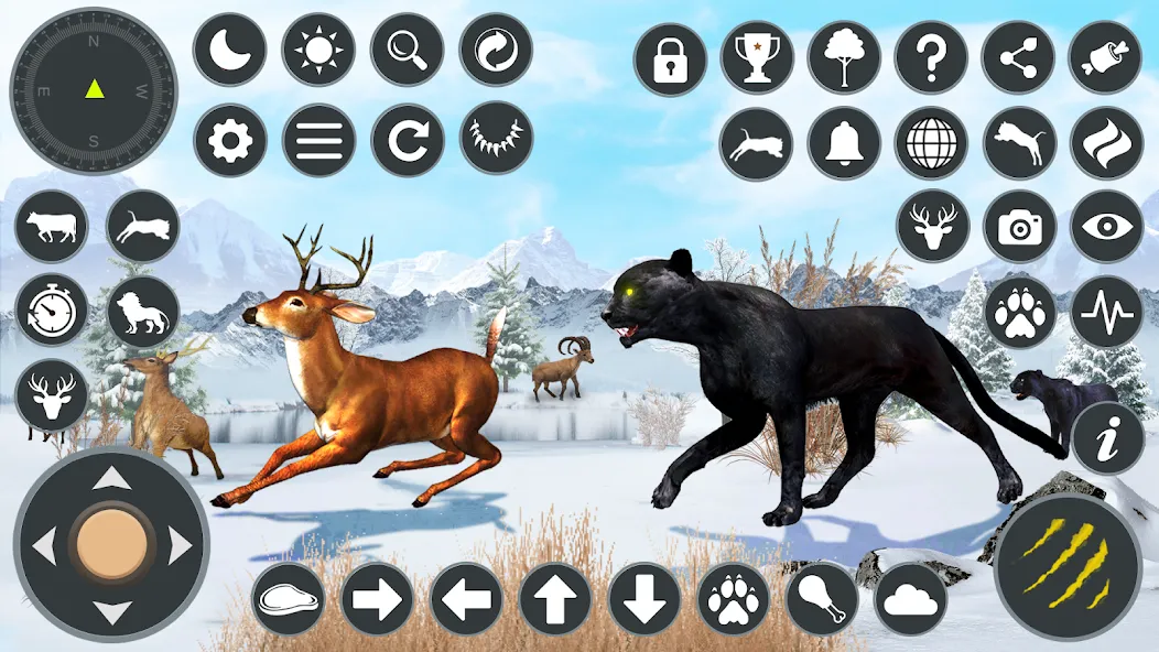 Wild Black Panther Games  [МОД Unlocked] Screenshot 1