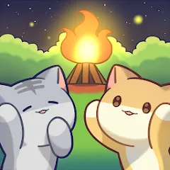 Скачать взломанную Cat Forest - Healing Camp  [МОД Все открыто] - последняя версия apk на Андроид