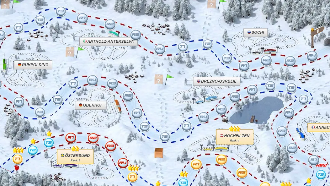 Biathlon Mania (Биатлон Мания)  [МОД Бесконечные монеты] Screenshot 4