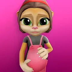 Взлом Pregnant Talking Cat Emma  [МОД Mega Pack] - последняя версия apk на Андроид