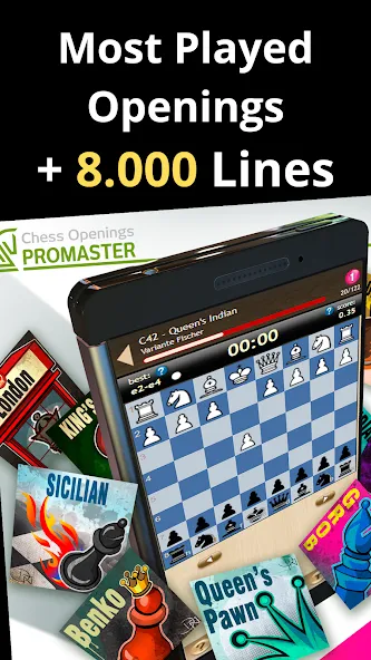 Chess Openings Promaster  [МОД Menu] Screenshot 4