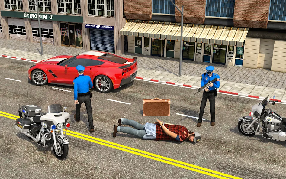 City Police Car Driving Games  [МОД Много монет] Screenshot 2