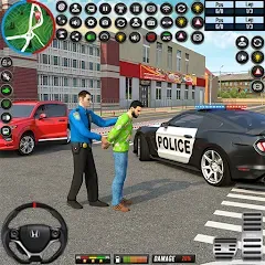 Скачать взлом City Police Car Driving Games  [МОД Много монет] - полная версия apk на Андроид