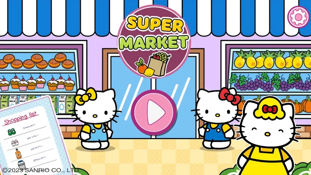 Hello Kitty: Kids Supermarket (Хеллоу Китти)  [МОД Много монет] Screenshot 1