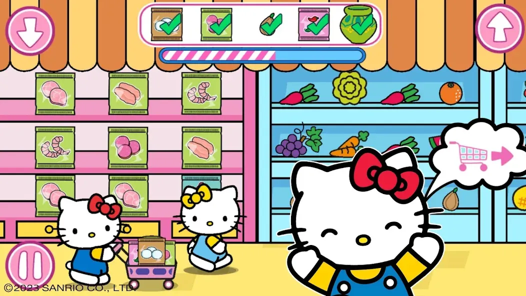 Hello Kitty: Kids Supermarket (Хеллоу Китти)  [МОД Много монет] Screenshot 2