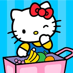 Взлом Hello Kitty: Kids Supermarket (Хеллоу Китти)  [МОД Много монет] - последняя версия apk на Андроид