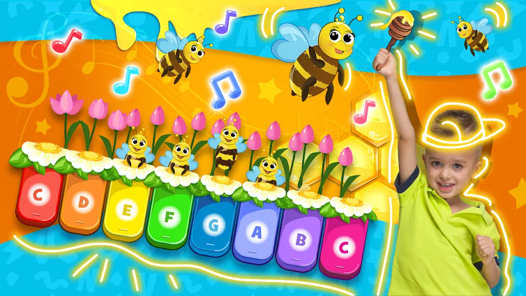 Vlad and Niki: Kids Piano  [МОД Menu] Screenshot 1