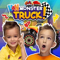 Взлом Monster Truck Vlad & Niki  [МОД Menu] - стабильная версия apk на Андроид