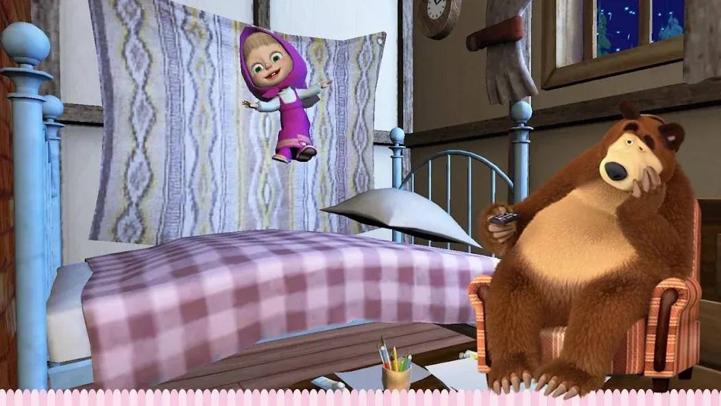 Masha and the Bear: Good Night  [МОД Много монет] Screenshot 3