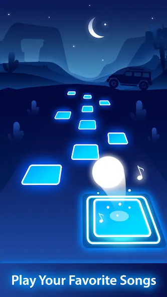 Magic Ball Tiles Hop Music Run (Меджик Бол Тайлз Хоп Мьюзик Ран)  [МОД Unlocked] Screenshot 2