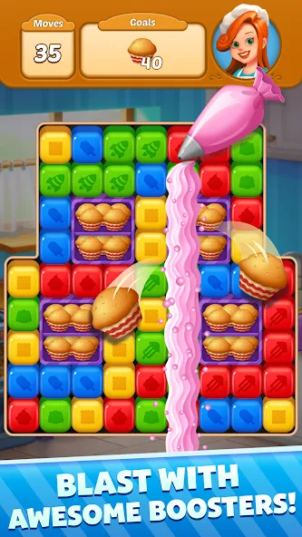 Sweet Cube Blast (Свит Кьюб Бласт)  [МОД Меню] Screenshot 4