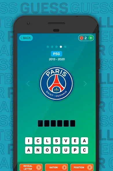 Guess The Footballer 2023  [МОД Бесконечные монеты] Screenshot 1