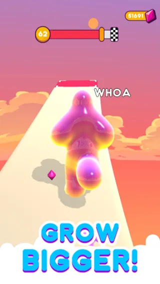 Blob Runner 3D (Блоб Раннер 3Д)  [МОД Бесконечные монеты] Screenshot 2