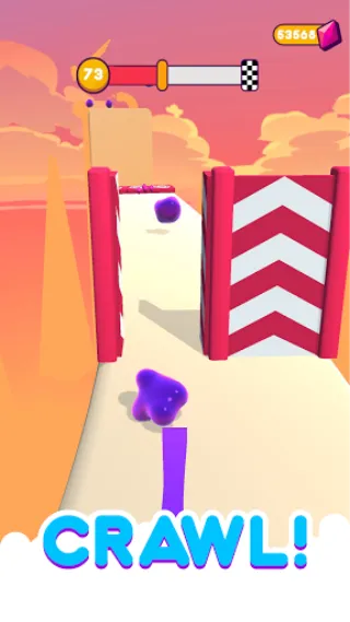 Blob Runner 3D (Блоб Раннер 3Д)  [МОД Бесконечные монеты] Screenshot 4