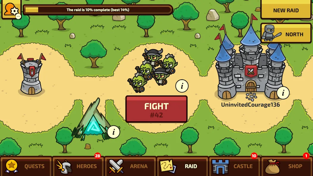 Raid Heroes: Total War  [МОД Меню] Screenshot 1
