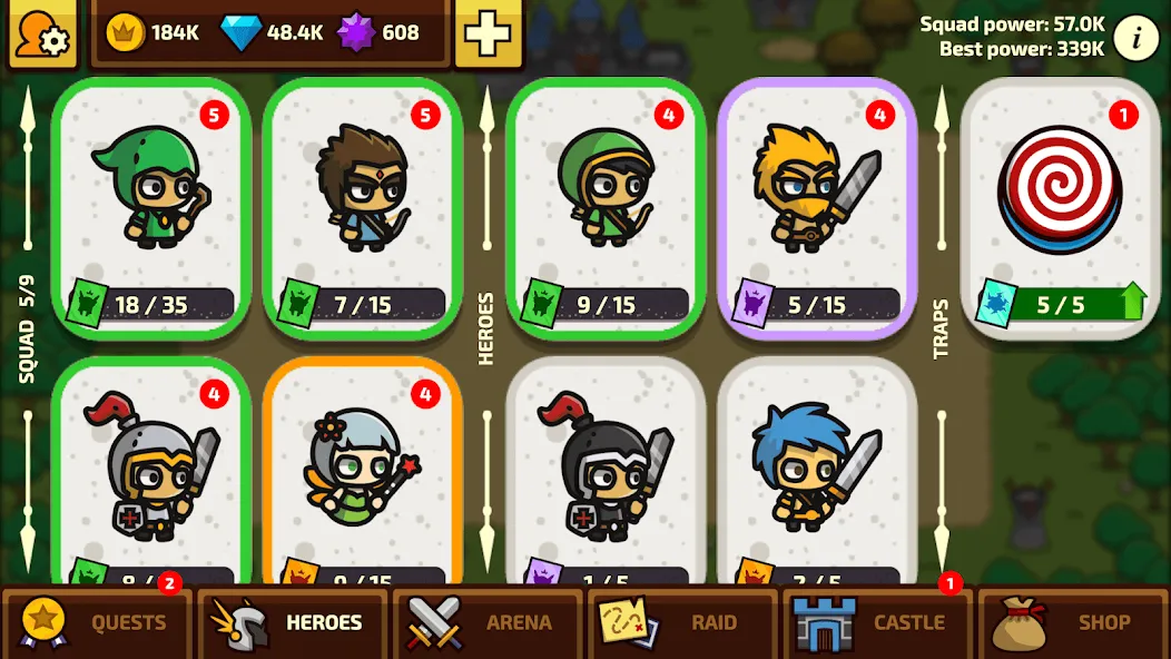 Raid Heroes: Total War  [МОД Меню] Screenshot 4