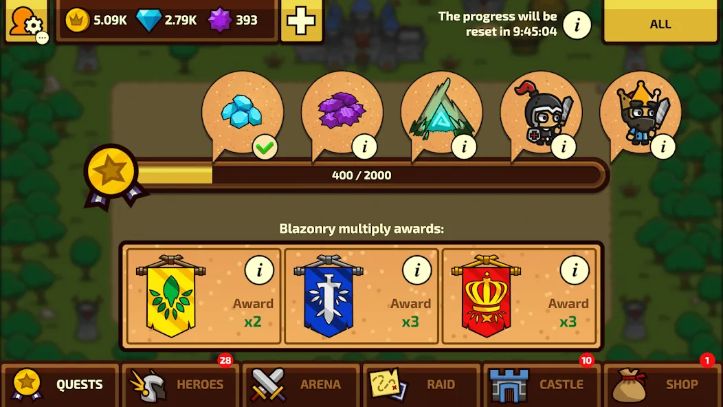 Raid Heroes: Total War  [МОД Меню] Screenshot 5