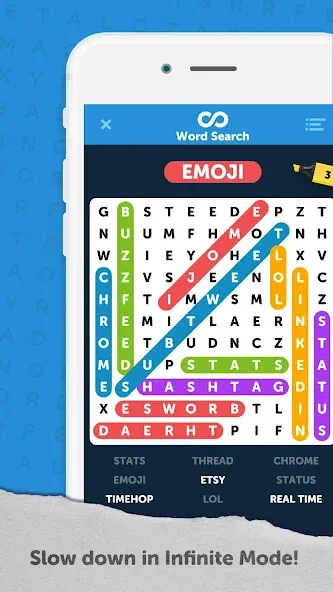 Infinite Word Search Puzzles (Инфинити ворд срч пазлы)  [МОД Бесконечные деньги] Screenshot 4