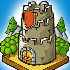 Скачать взломанную Grow Castle - Tower Defense (Гроу Касл)  [МОД Меню] - стабильная версия apk на Андроид