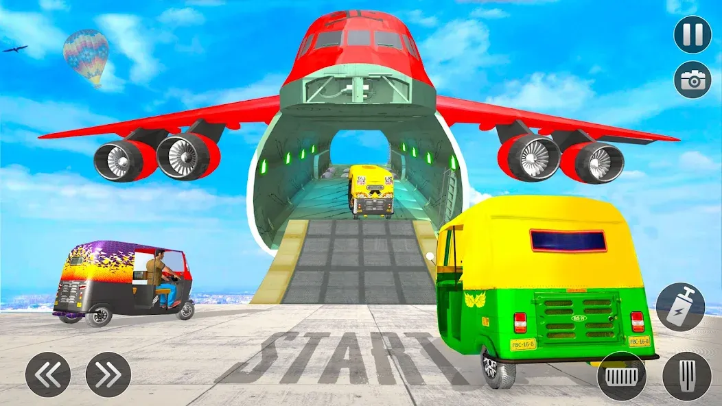 Tuk Tuk Auto Rickshaw Games 3D (Тук Тук Автомобильные рикши игры 3D)  [МОД Бесконечные деньги] Screenshot 3