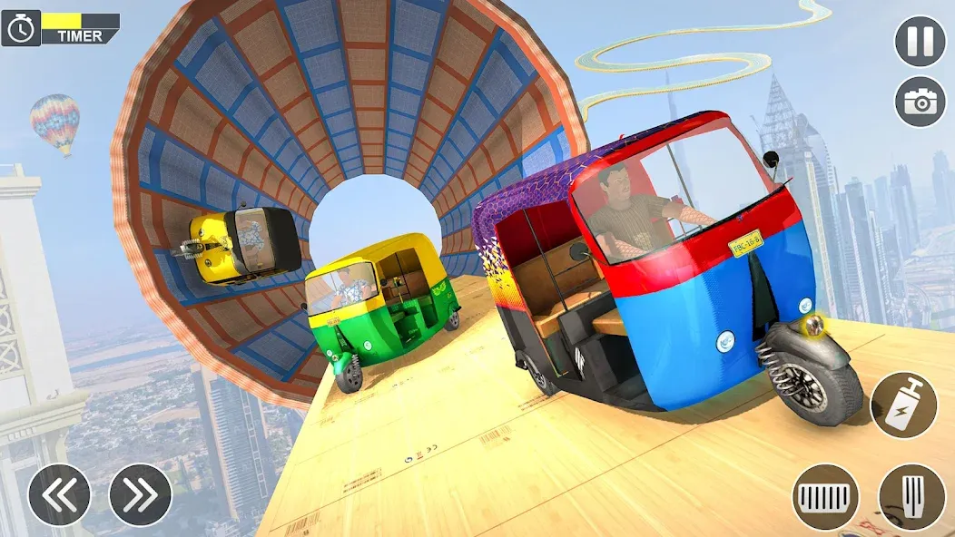 Tuk Tuk Auto Rickshaw Games 3D (Тук Тук Автомобильные рикши игры 3D)  [МОД Бесконечные деньги] Screenshot 4