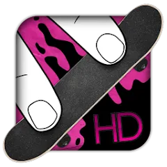 Скачать взлом Fingerboard HD Skateboarding (Фингерборд ХД скейтбординг)  [МОД Бесконечные деньги] - стабильная версия apk на Андроид