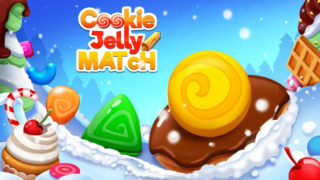 Cookie Jelly Match (Куки Джелли Матч)  [МОД Бесконечные деньги] Screenshot 1