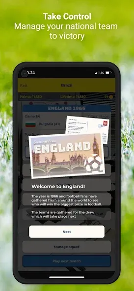 International Football Manager (Интернациональный футбольный менеджер)  [МОД Unlocked] Screenshot 4