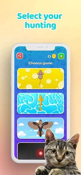 Games for Cat－Toy Mouse & Fish  [МОД Меню] Screenshot 2