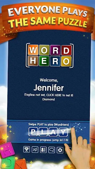 WordHero : word finding game (ВордХиро)  [МОД Unlocked] Screenshot 2