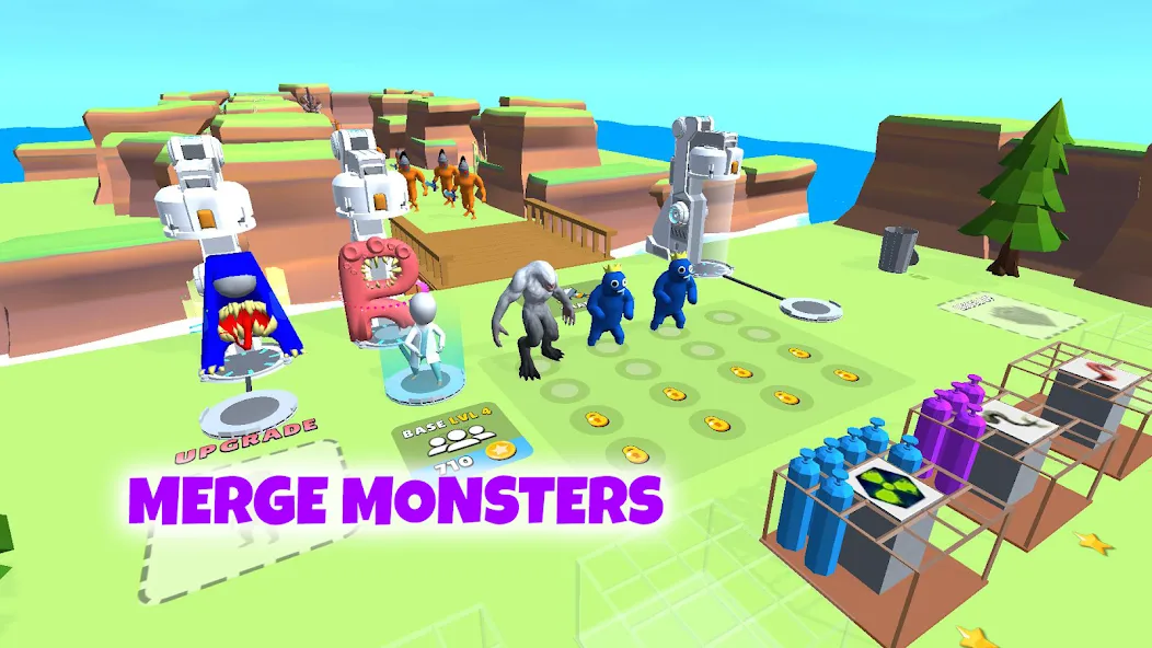 Grimace monster playground (Батл Плейграунд Монстерс)  [МОД Menu] Screenshot 2